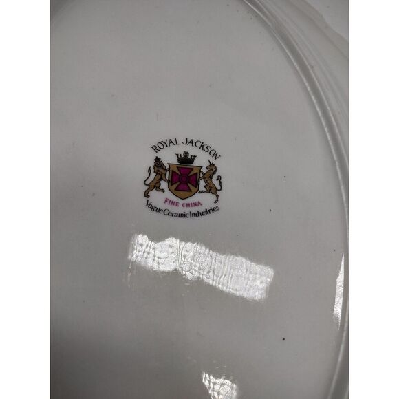 Royal Jackson Cherry Branch Oval Serving Platter 12 inches Vintage Cottagecore - Picture 3 of 4